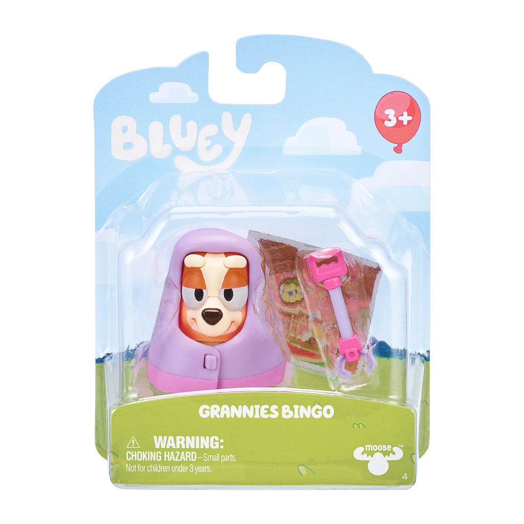 Bluey Story Starter Pack, 1 2-3" Plastic Toy Figure and Accessory, Multi-Color A64150