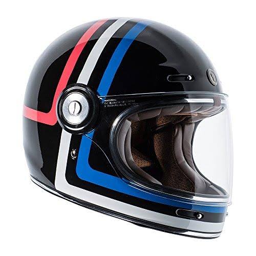 Gold Metallic Retro Full Face Helmet Q717953