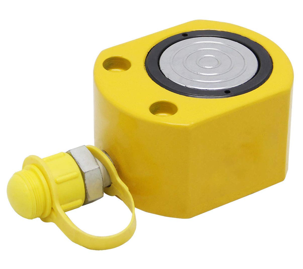 50 ton Low Profile Hydraulic Ram Jack with Hand Pump V365237