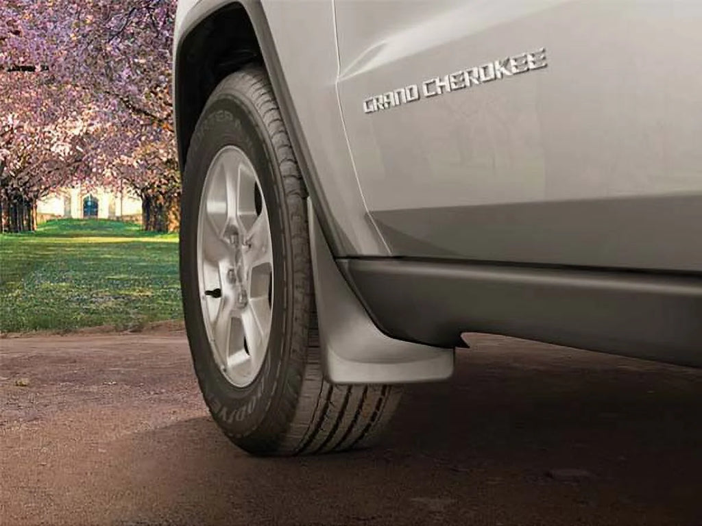 Black Splash Guard MudFlaps for 2007-2012 GMC Acadia, Front & Rear Set P66210