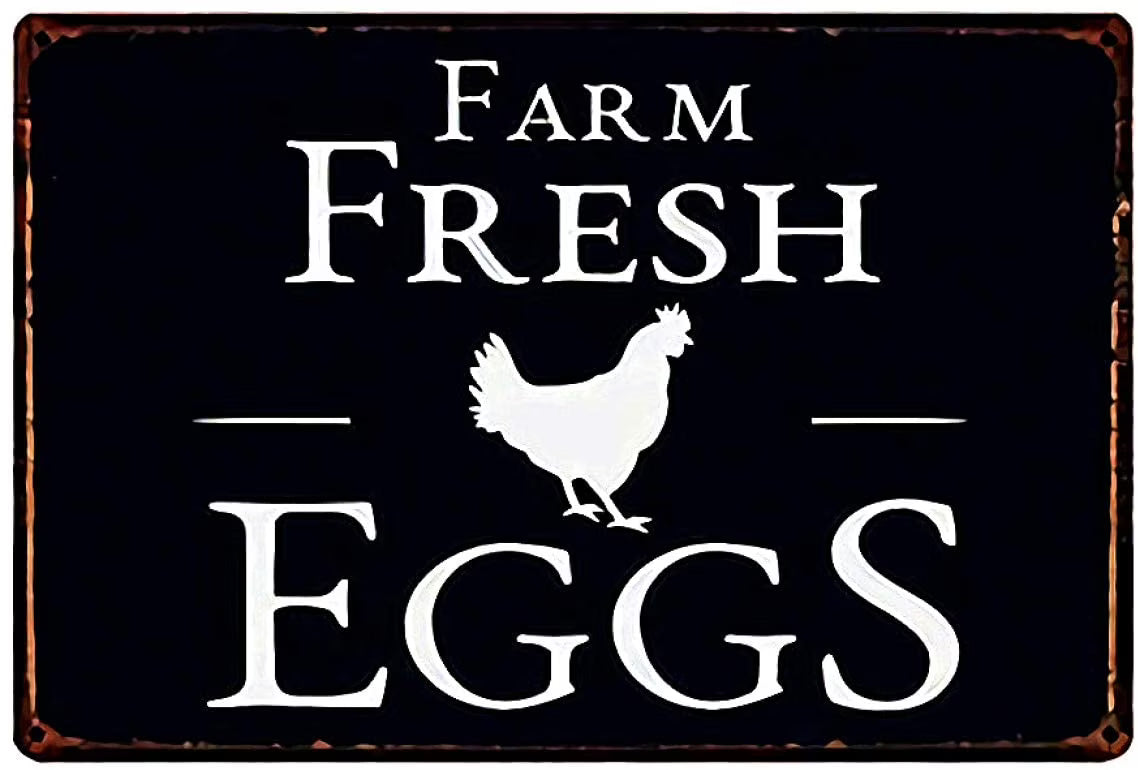 Vintage Metal Tin Sign 8x12 Inch S860948