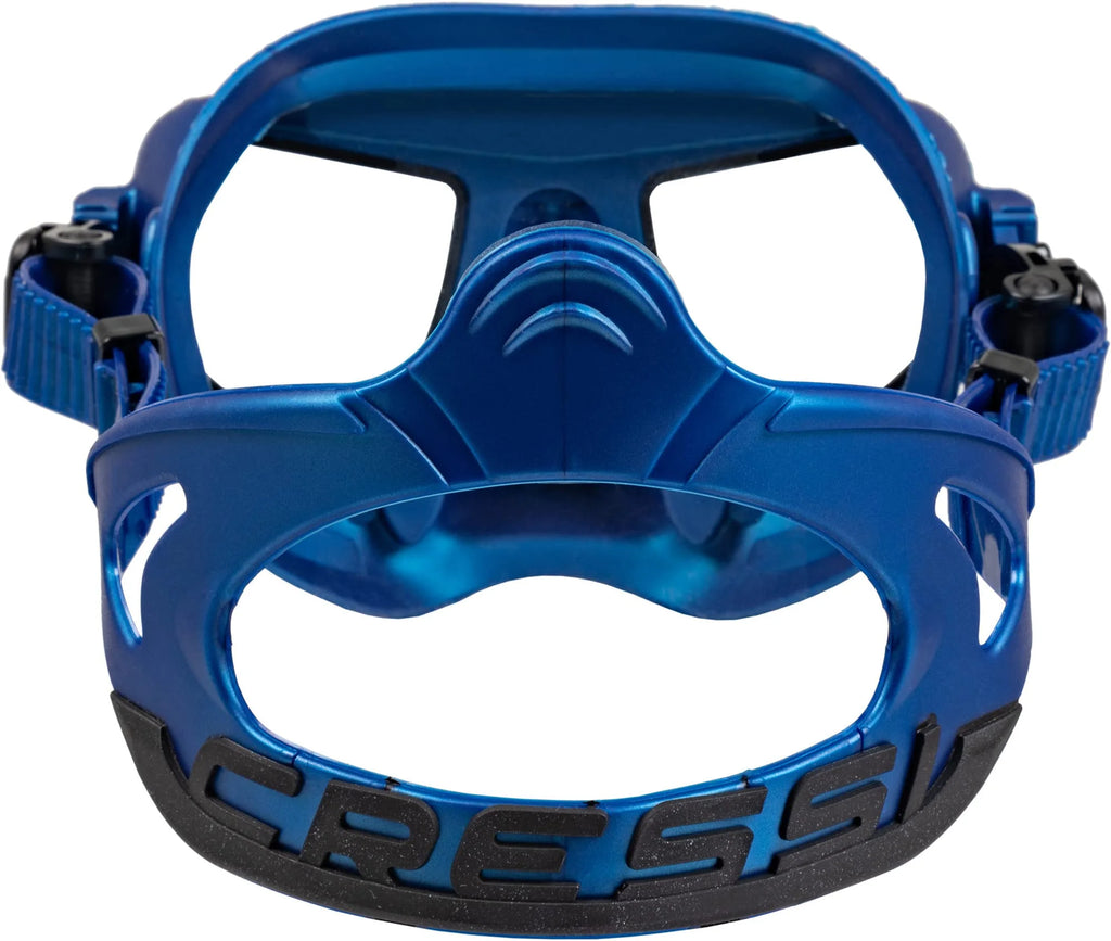 Blue Metal/Black Clear Lens Mask H40202