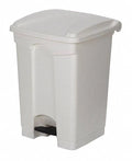White Plastic Wastebasket C657700