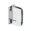 Polished Chrome Wall Mount Full Back Plate Standard Hinge K26221