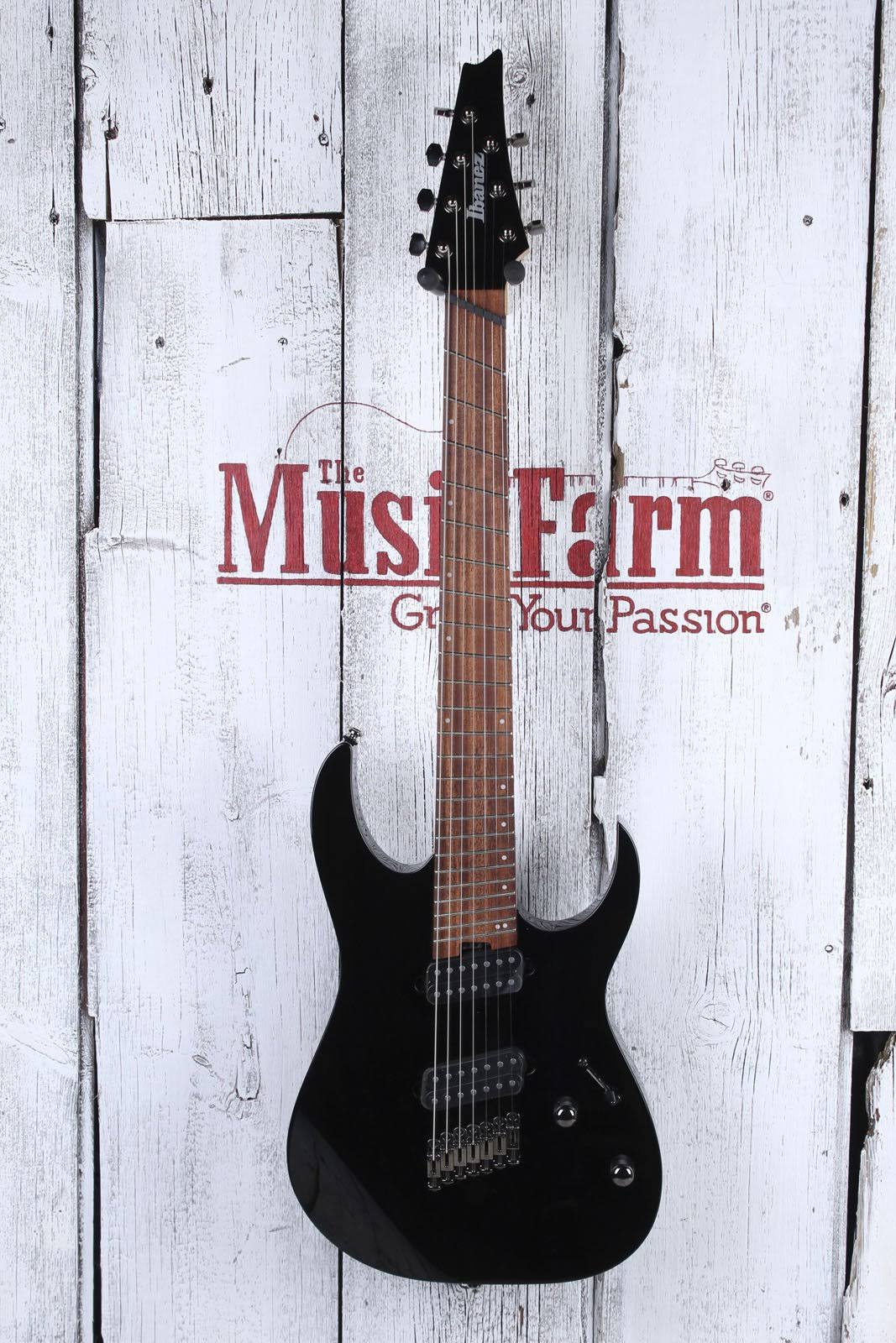 Black Multi-Scale 7-String Electric Guitar U716