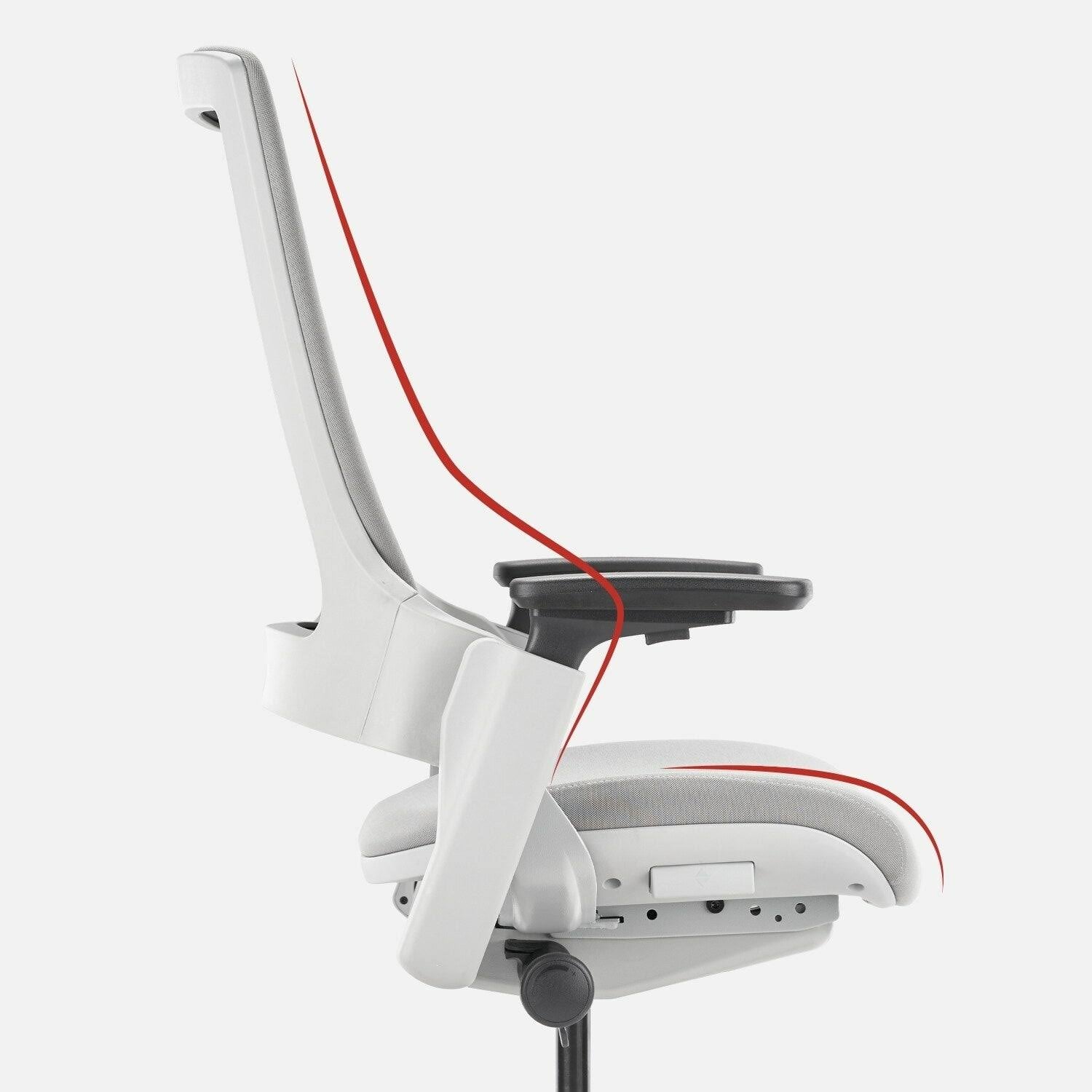 White 2-Piece Desk and Chair Set A983218