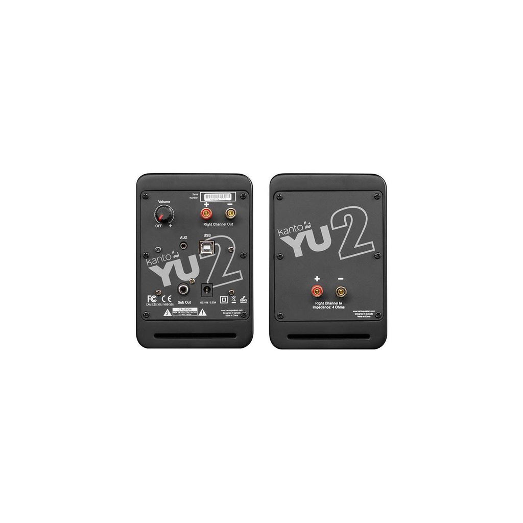 Matte Gray Powered Desktop Speakers V4409