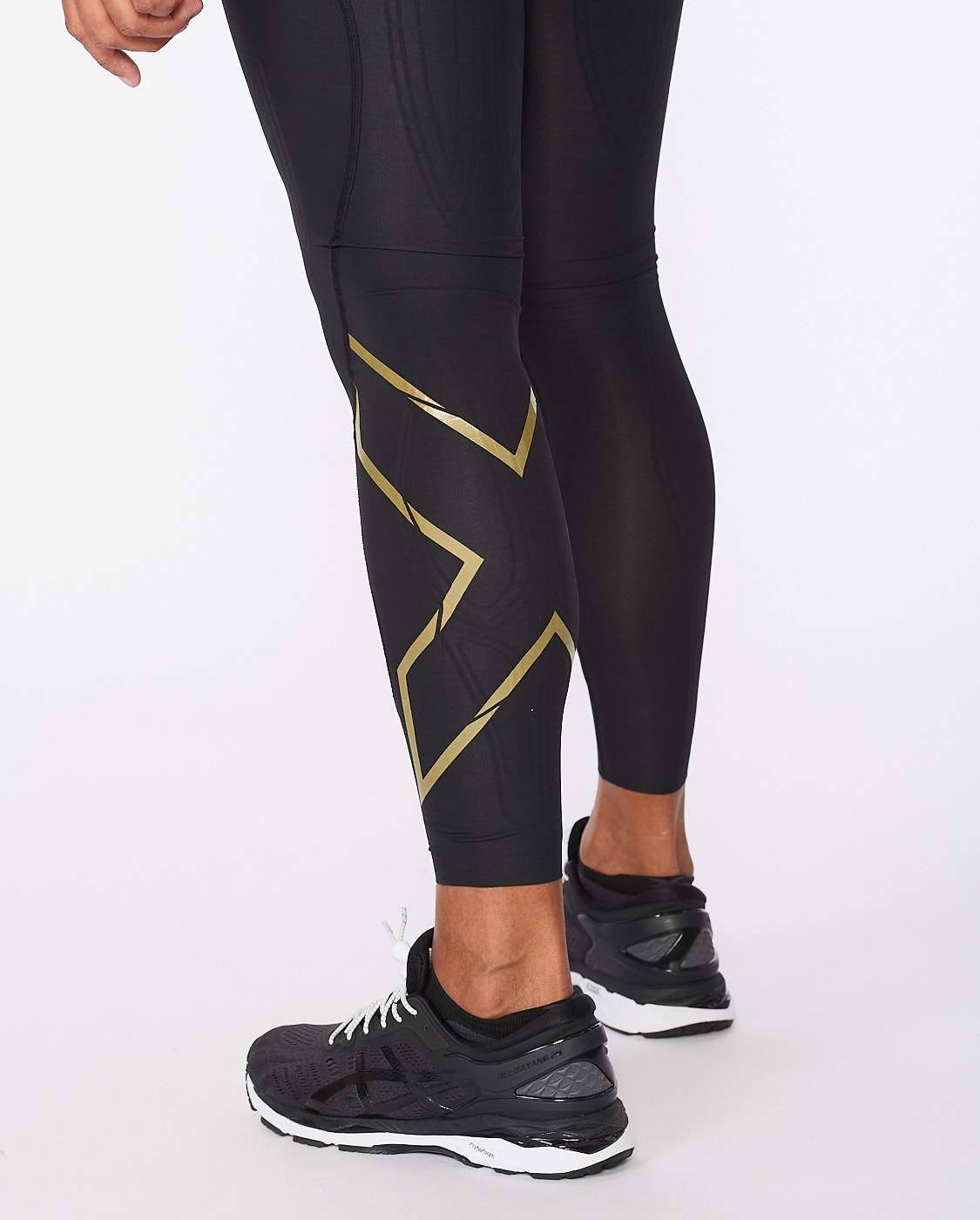 Compression Tights Black/Gold Extra Small H318
