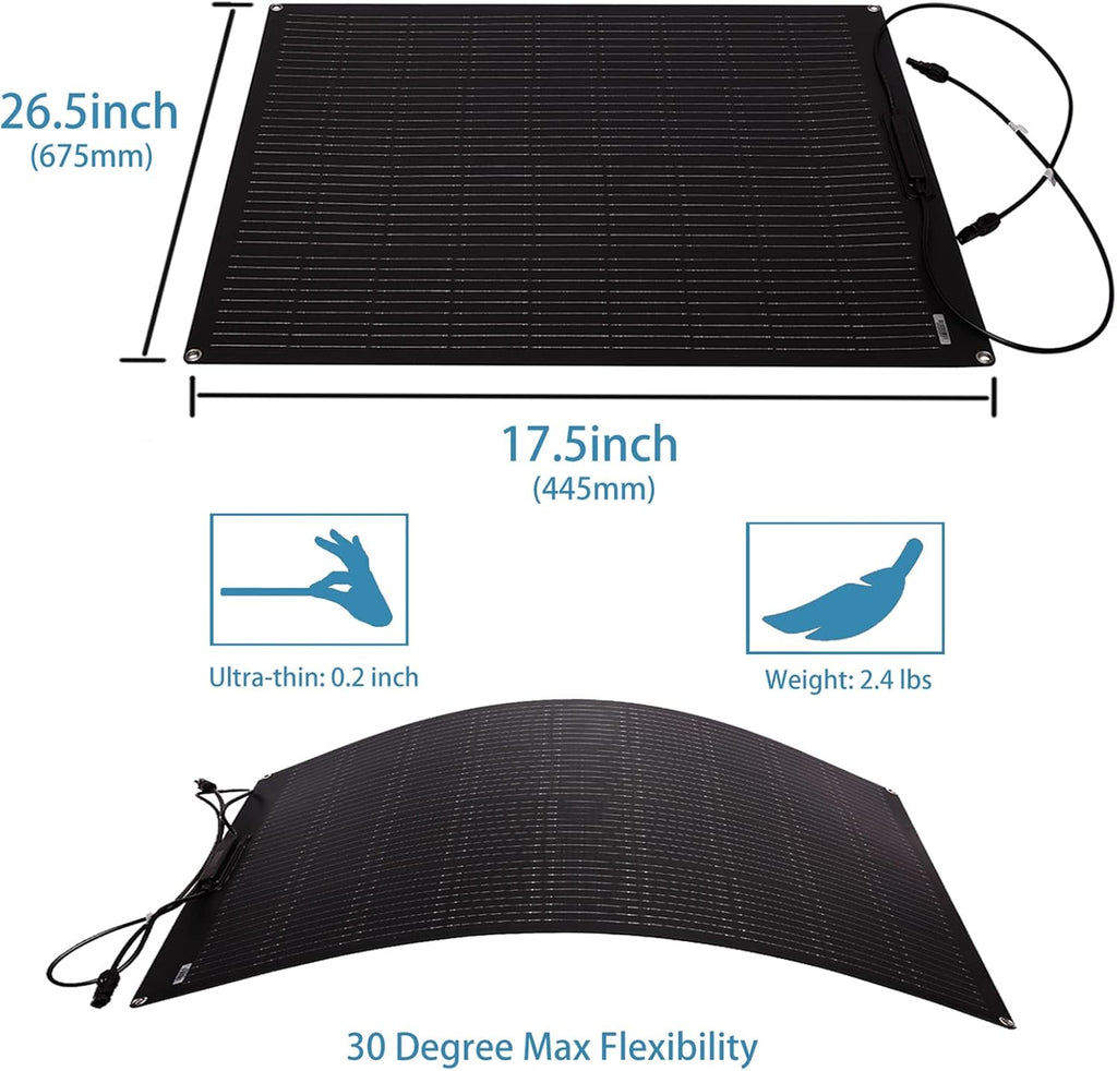 50W Flexible Solar Panel Charger I725
