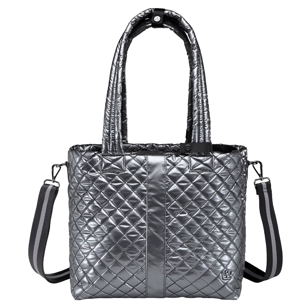 Kitchen Sink Tote Gunmetal Silver D6041