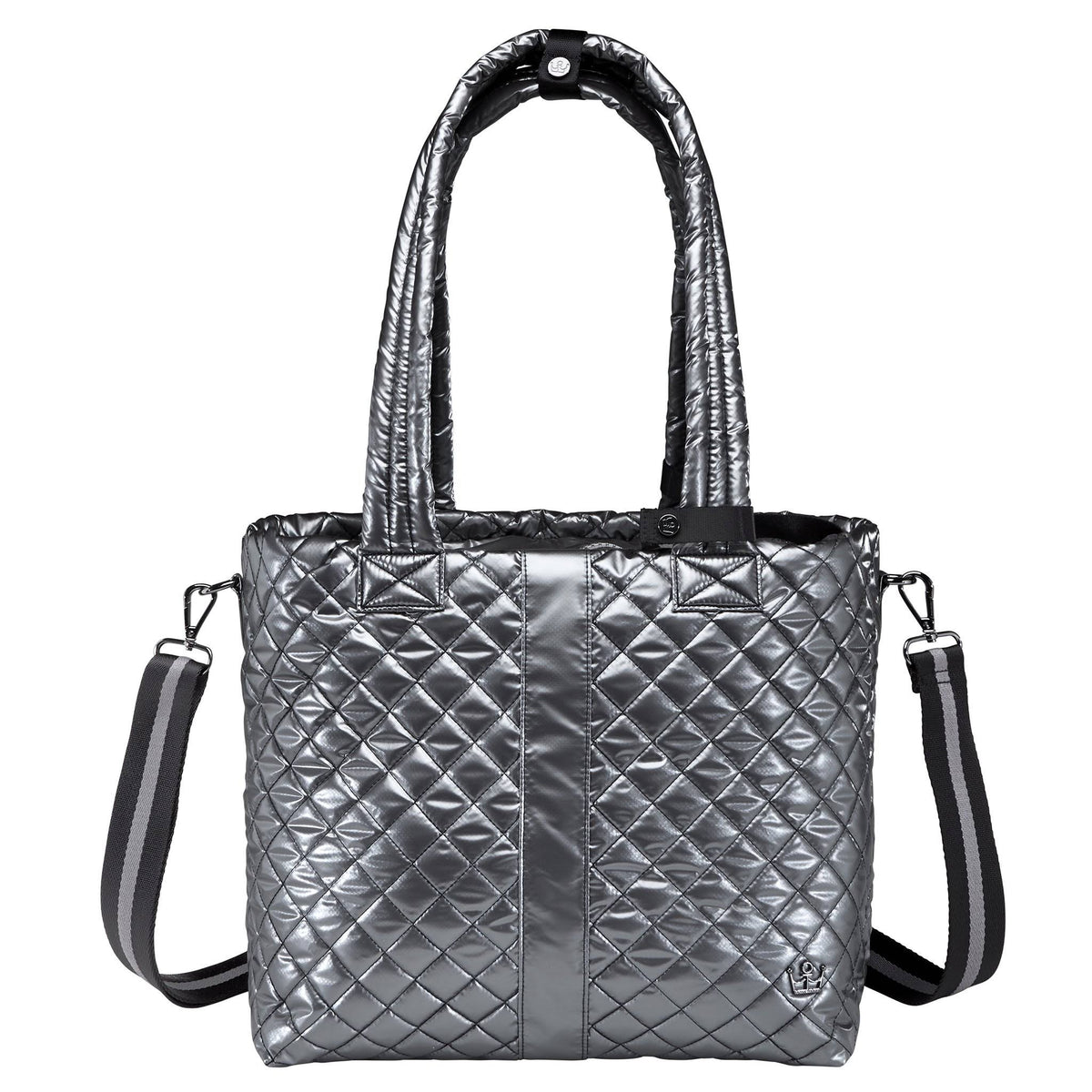 Kitchen Sink Tote Gunmetal Silver D6041