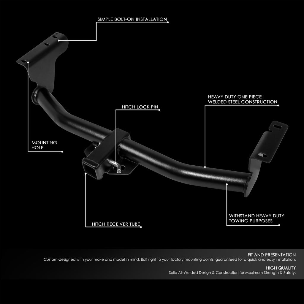 Class 3 Trailer Towing Hitch Receiver with Hitch Pin U58350