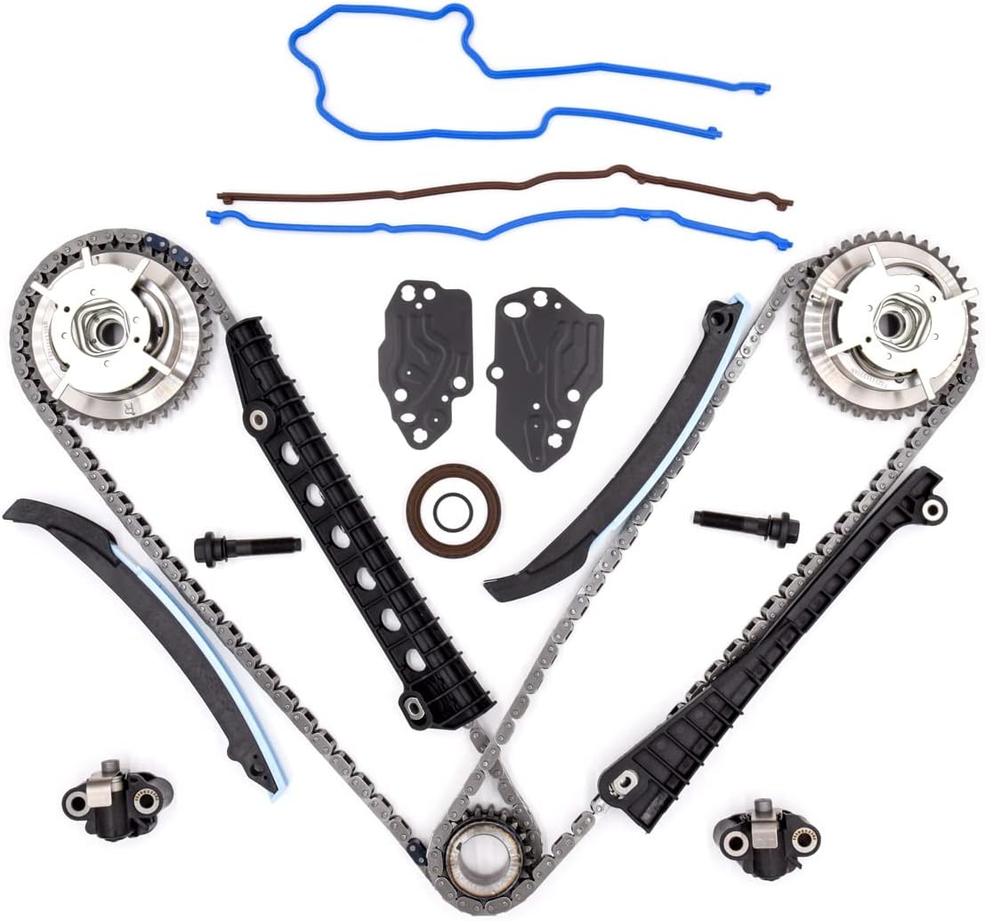 Timing Chain Kit 5.4L Triton 3V Engine Camshaft Timing Cam Phaser Pack of 2 K24198