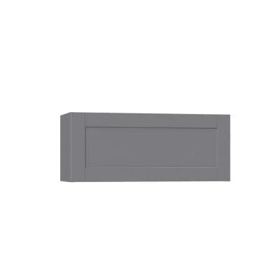 Gray Wall Bridge Cabinet with Lift Up Door W410346