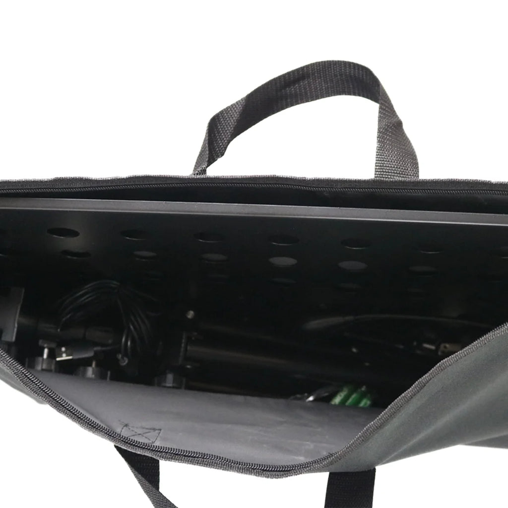 Metal Music Stand with Carry Bag, Sheet Clip and Clip On Light L83491