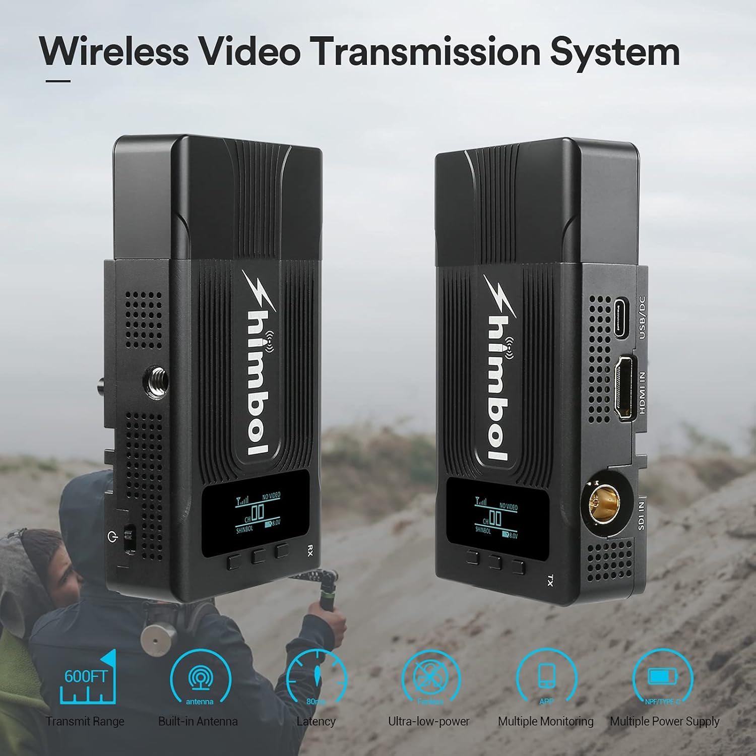 Wireless SDI/HDMI Video Transmitter and Receiver E138254