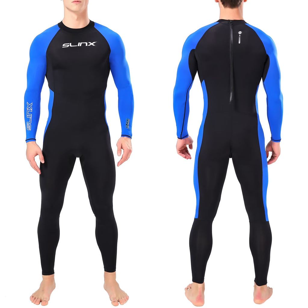 Quick Dry One Piece Long Sleeves Back Zipper Wetsuit I72165