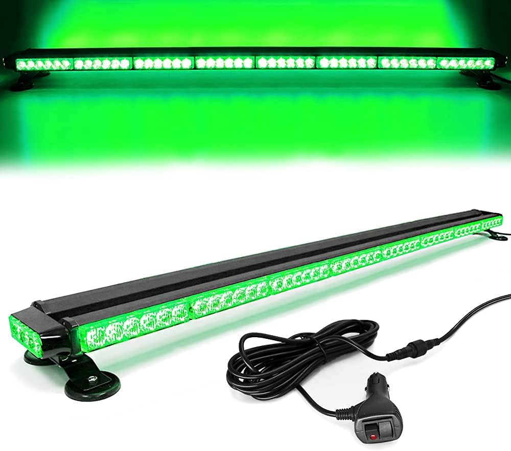 Blue 38" 78 LED Strobe Light Bar with Magnetic Base U6270