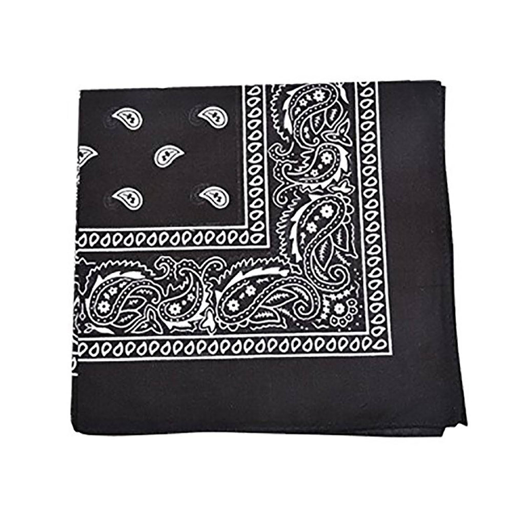 150 Paisley 100% Polyester Bandanas (Green) M113