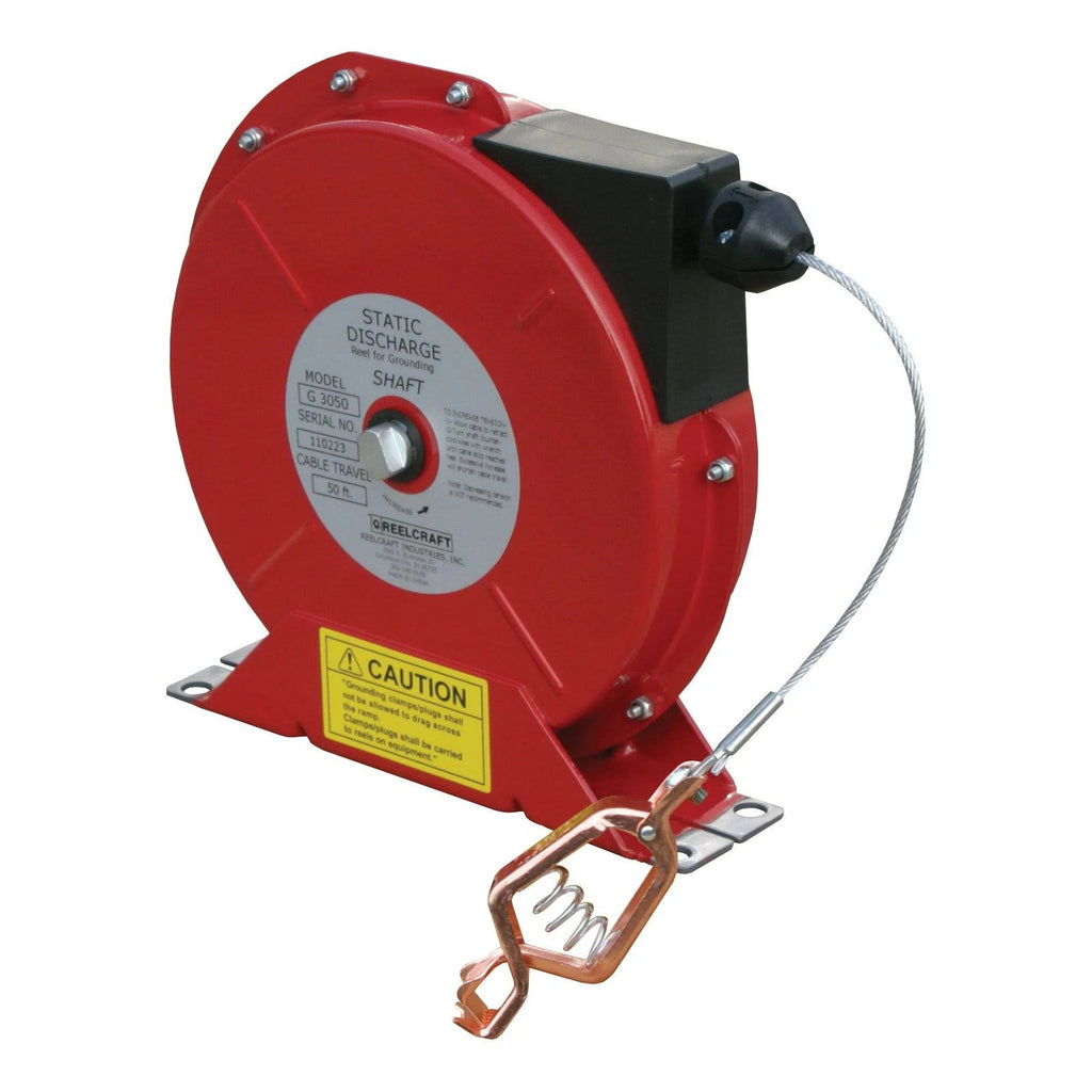 Spring Retractable Grounding Reels, 50 ft N5365