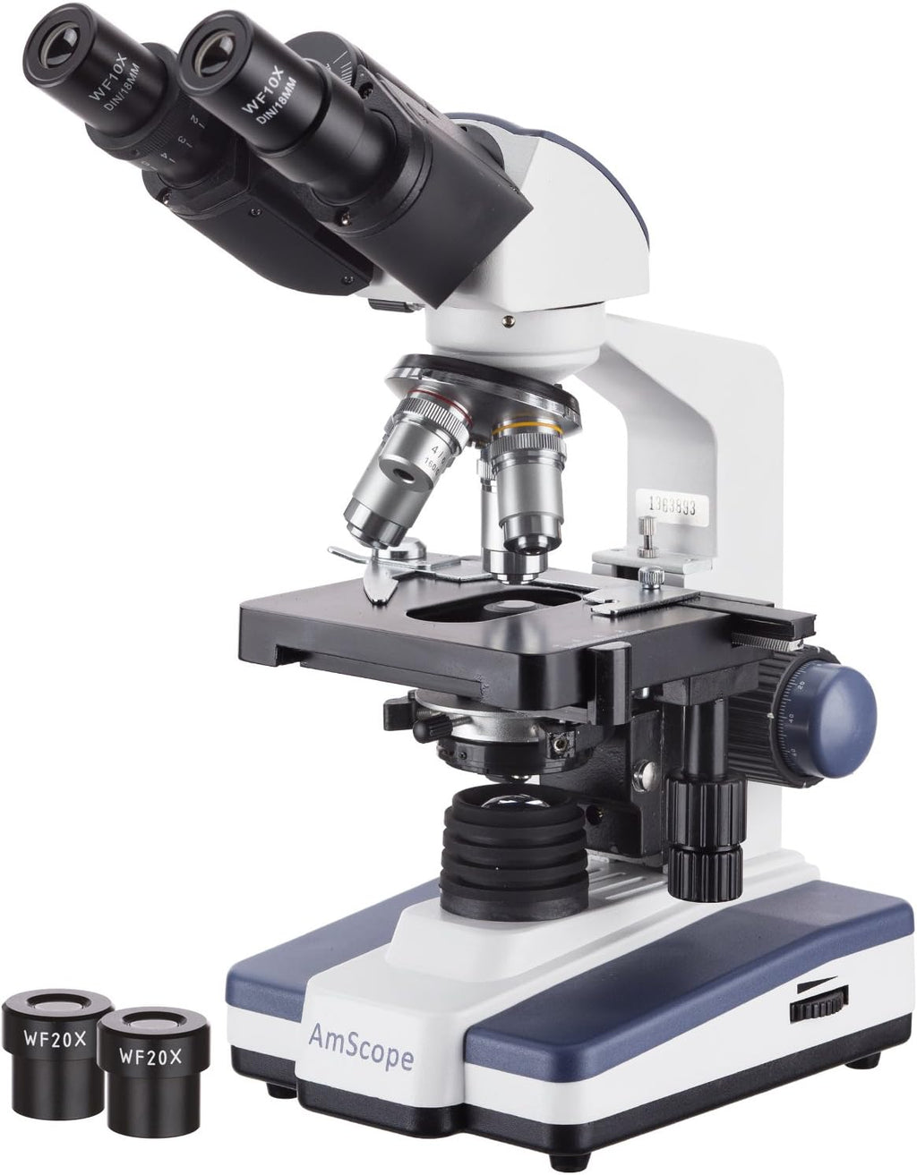 Binocular Compound Microscope, 40X-2000X Magnification, LED Illumination A1421