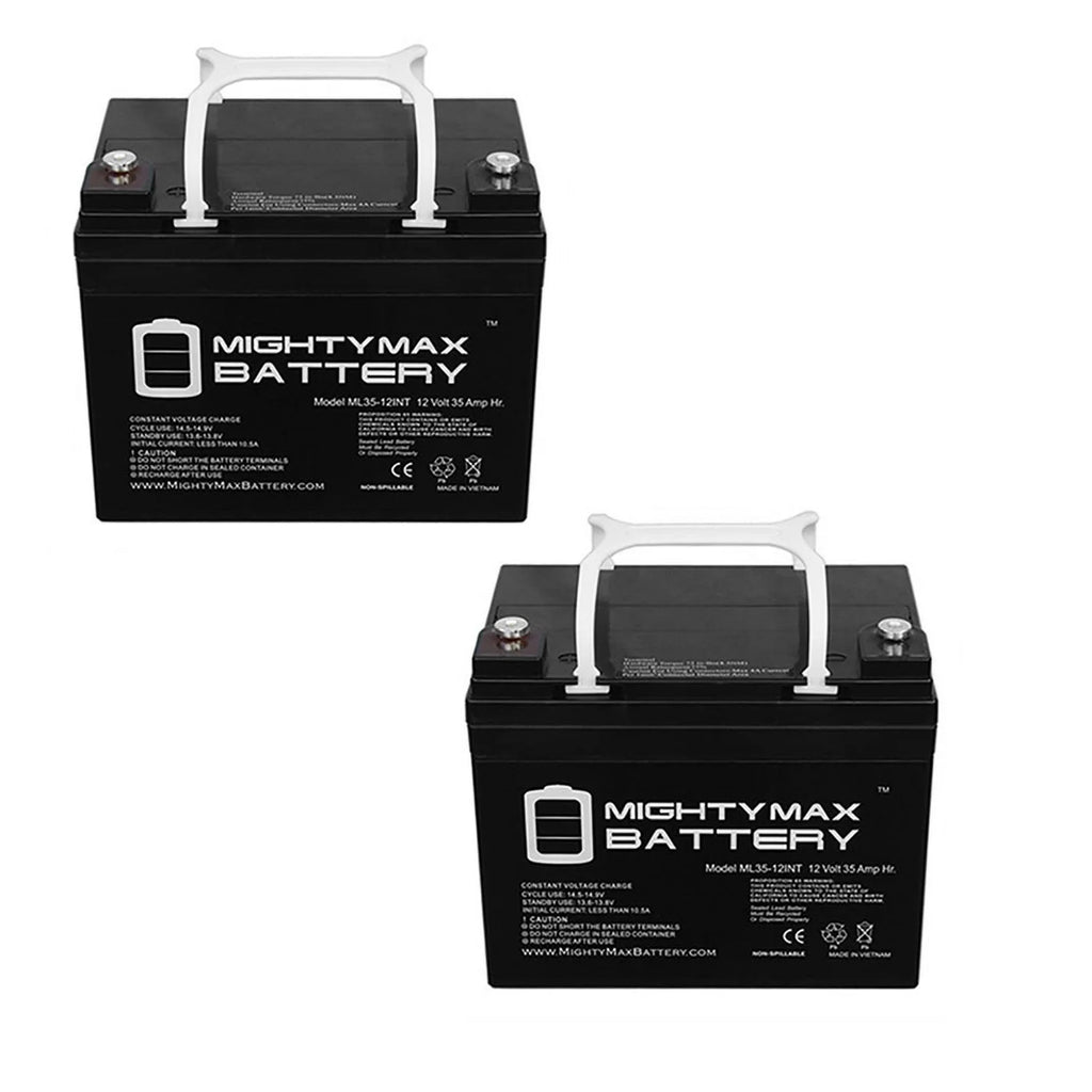 12V 35AH SLA Replacement Battery - 2 Pack L823439