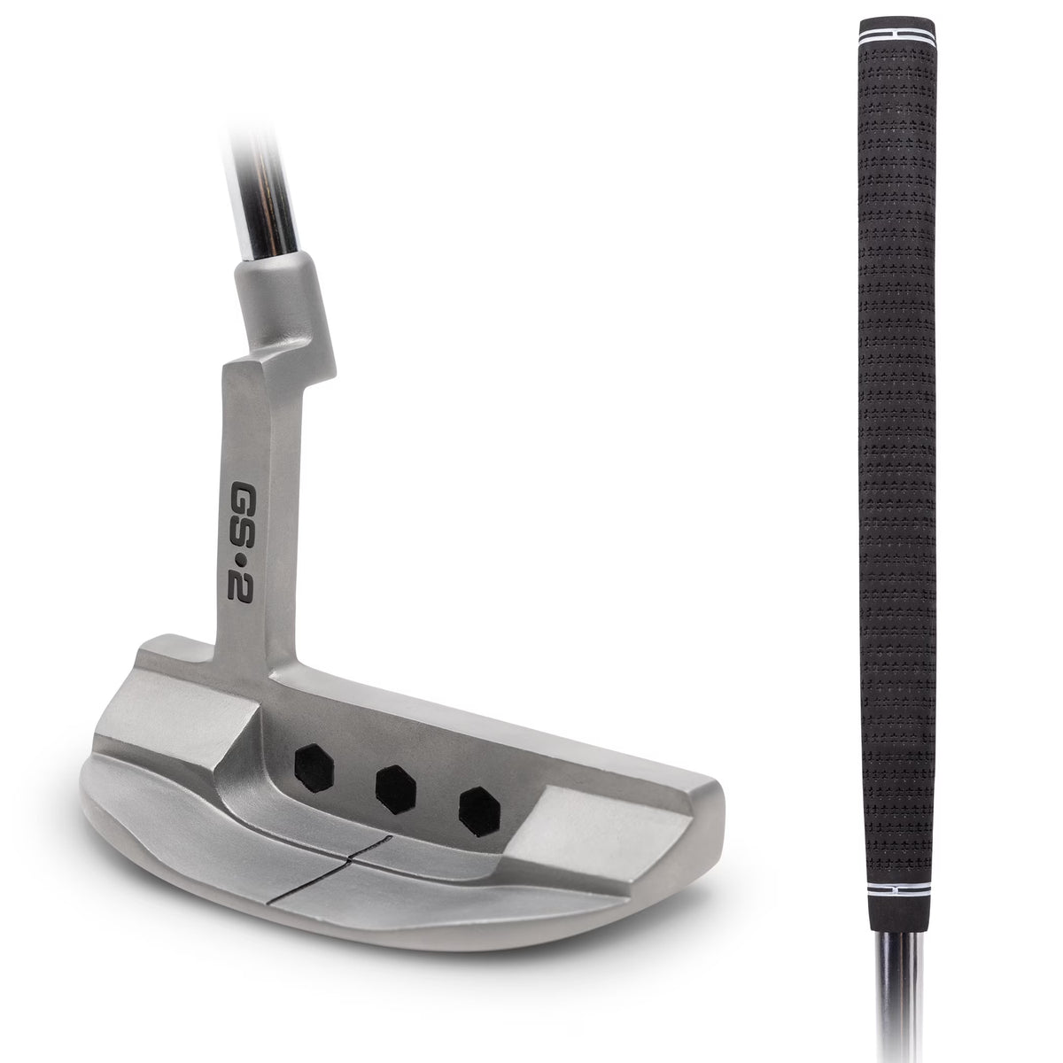 34" Right-Handed Mallet Putter with Pistol Grip and Milled Face X641996