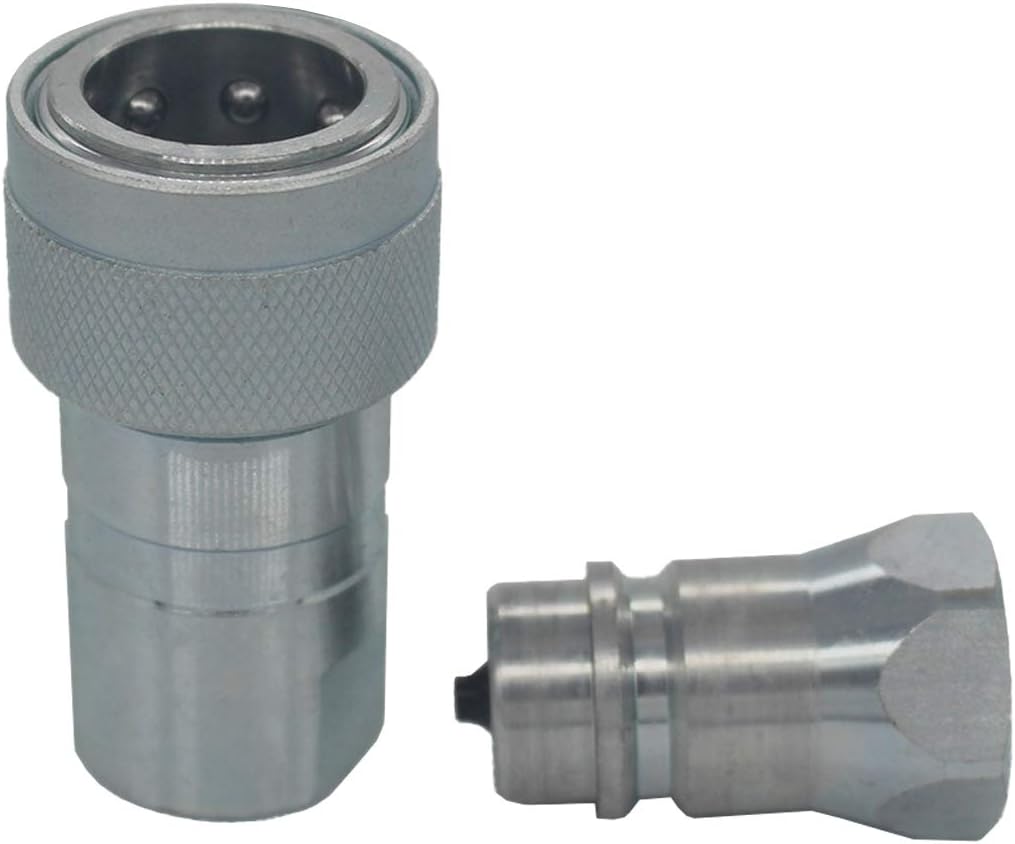 1/2'' Ag ISO5675 Carbon Steel Hydraulic Quick Connect Tractor Coupling with Dust Cap L413