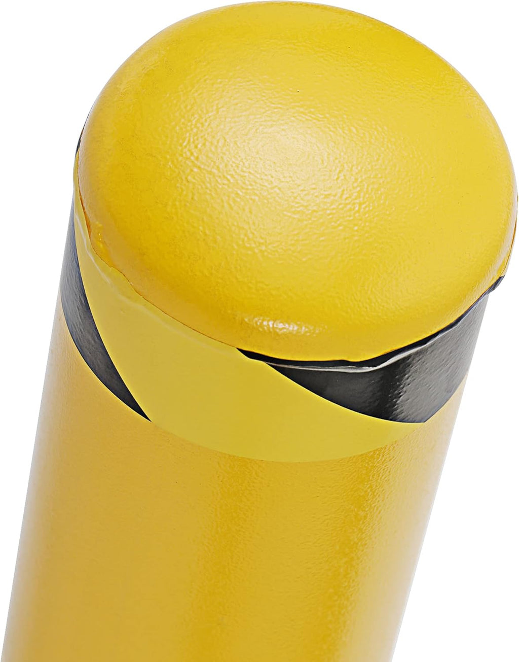 2Packs 48" Height Safety Bollard Yellow Powder Coat Parking Post with 4 Anchor Bolts M7109