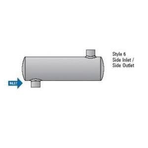Muffler, Round Style 6 X2575