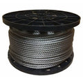 1/4 inch 304 Stainless Steel Aircraft Cable Wire Rope 7x19 100 Feet Z640031