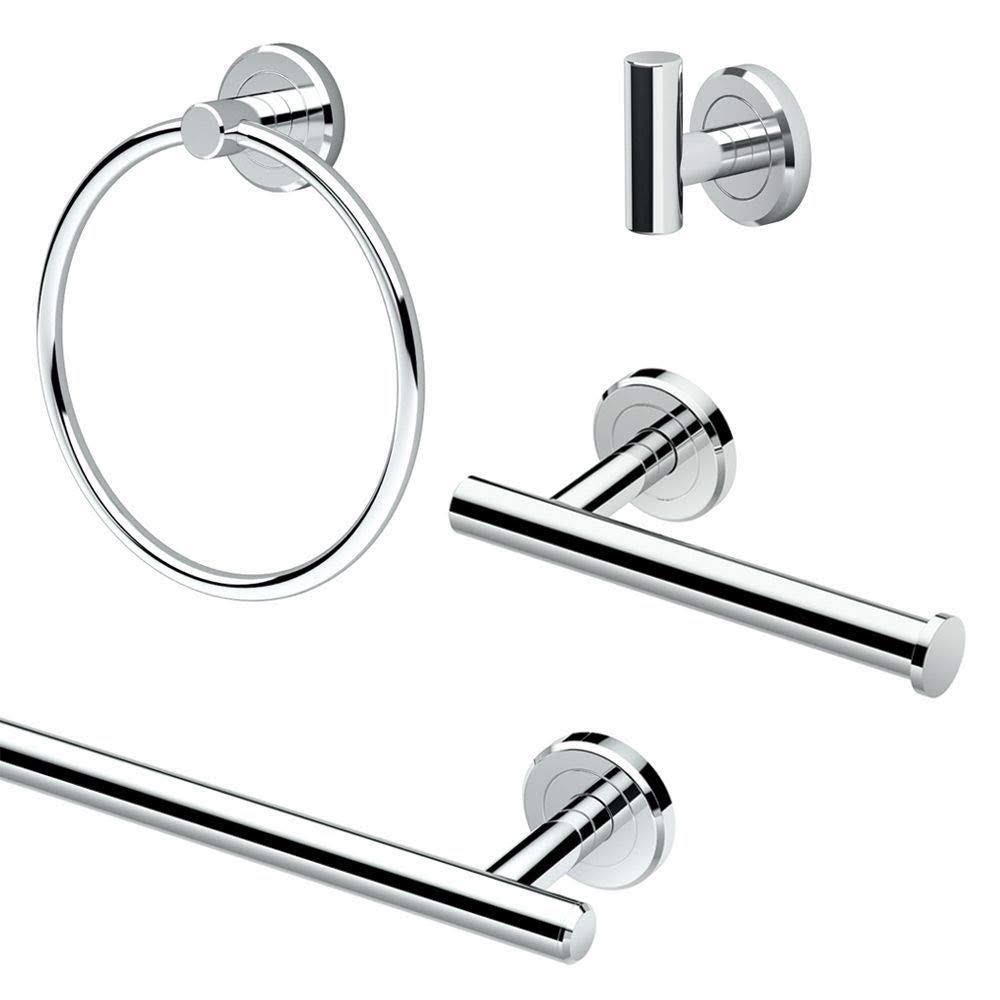 Chrome 4-Piece Bathroom Accessory Kit A3358