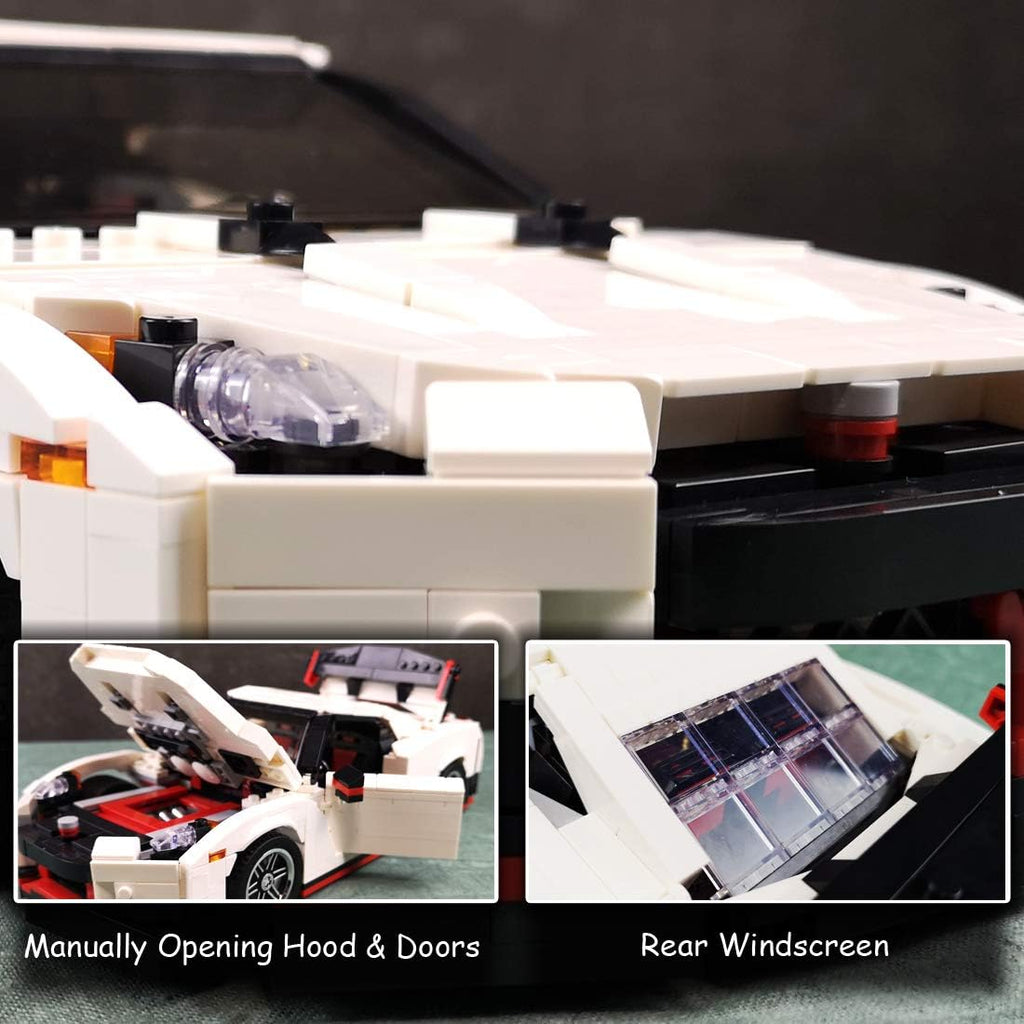 1:14 Scale MOC Building Blocks Race Car Model (1024 Pcs) Pack of 2 O197