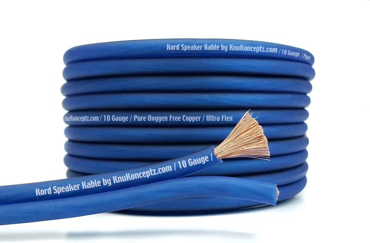 10 Gauge Copper Speaker Wire Cable 100 Feet Pack of 2 G791214