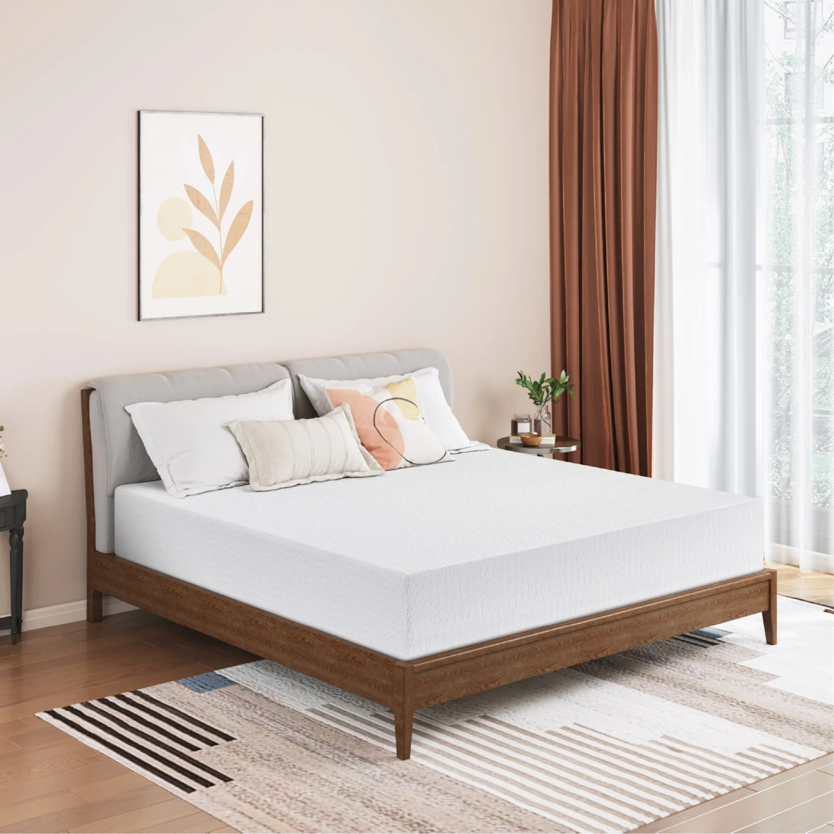 10" Tight Top Gel Memory Foam Twin Mattress W352720
