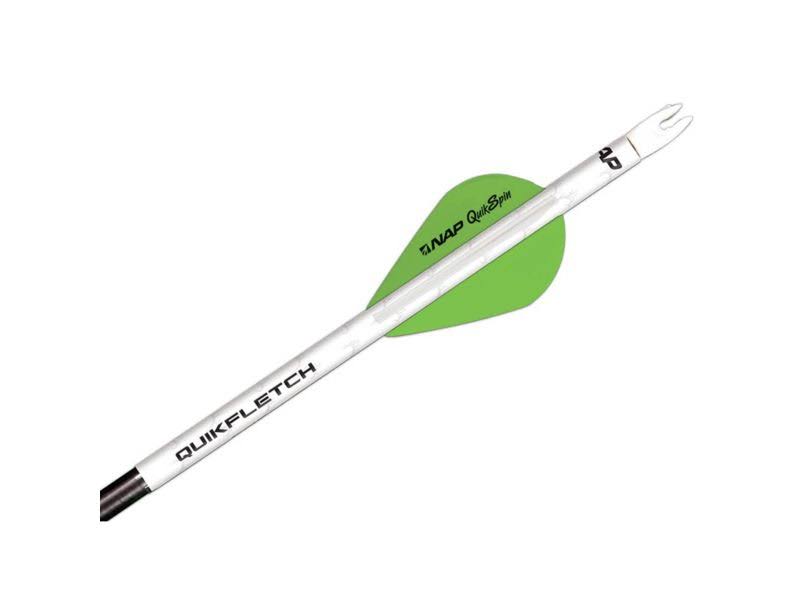 100 Pack White Green Quikspin Vanes I679449