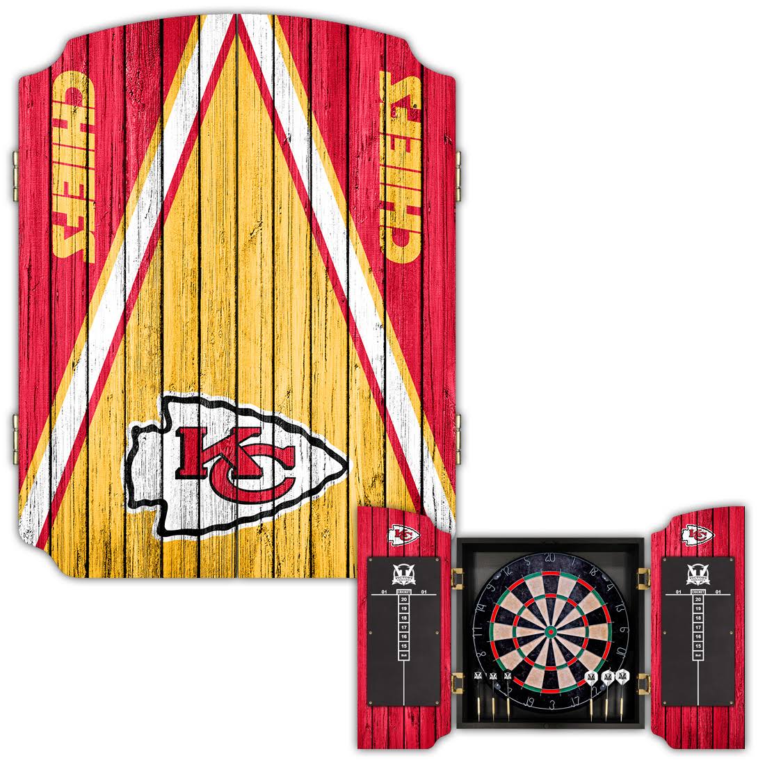 Multi Dartboard Cabinet Set L40394