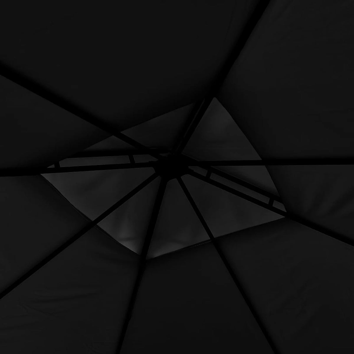 9.8'x9.8'x9' Anthracite Gazebo V1179