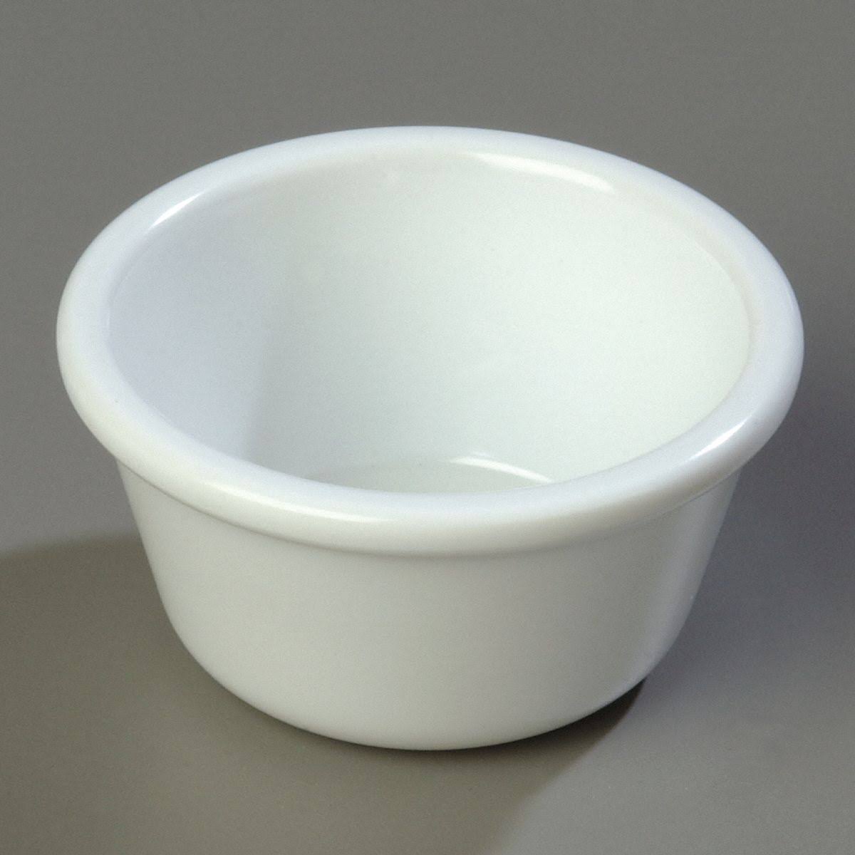 White 4 Oz Smooth Ramekin R761