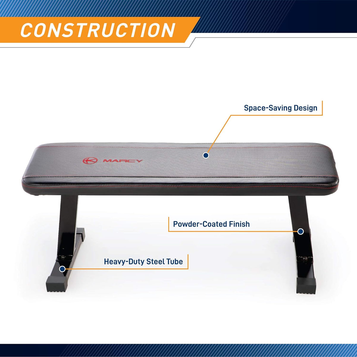 Black Utility Weight Bench, 600 lbs Capacity, Pack of 2 R381
