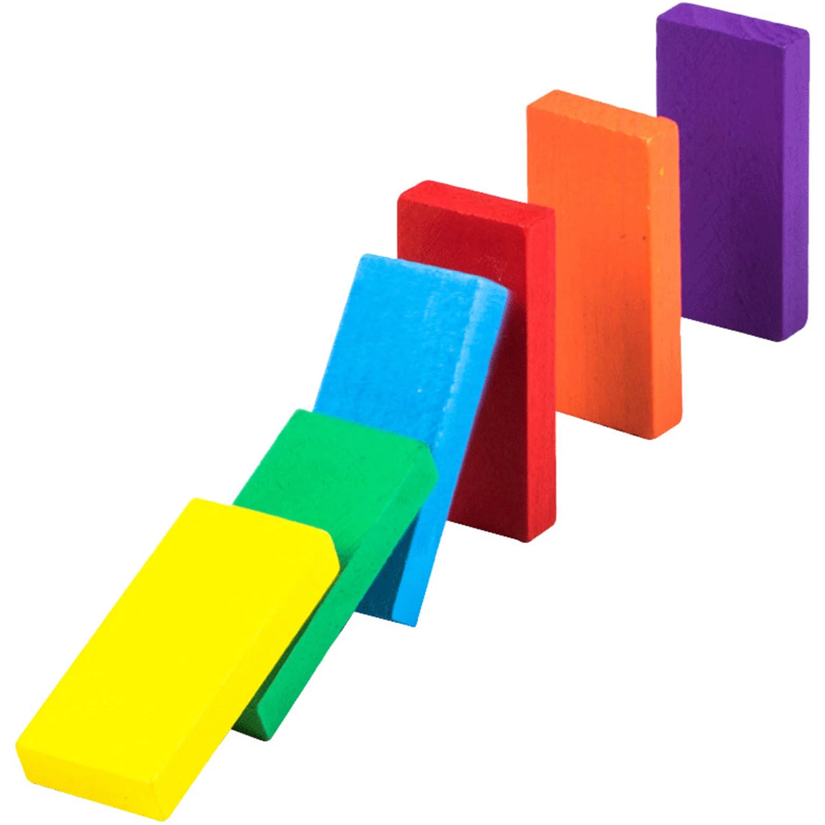 120Pcs Wooden Domino Blocks Building and Stacking Toy U80116