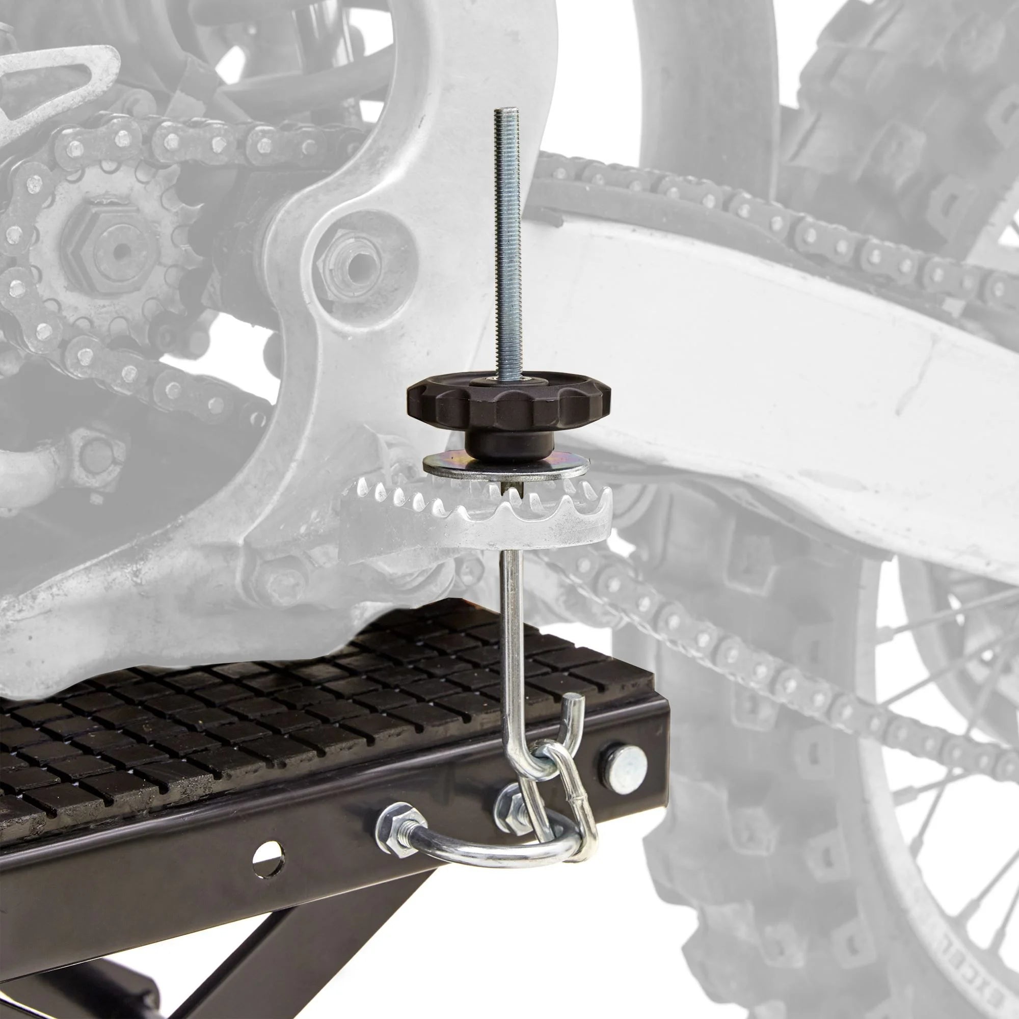 Hydraulic Motorcycle Scissor Lift with Casters Q808
