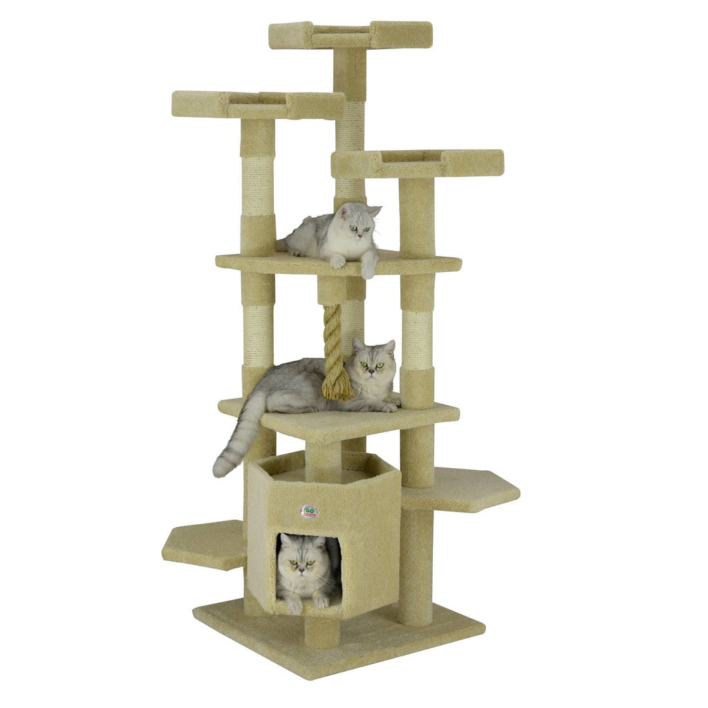 68 in. Carpeted Cat Tree O6363