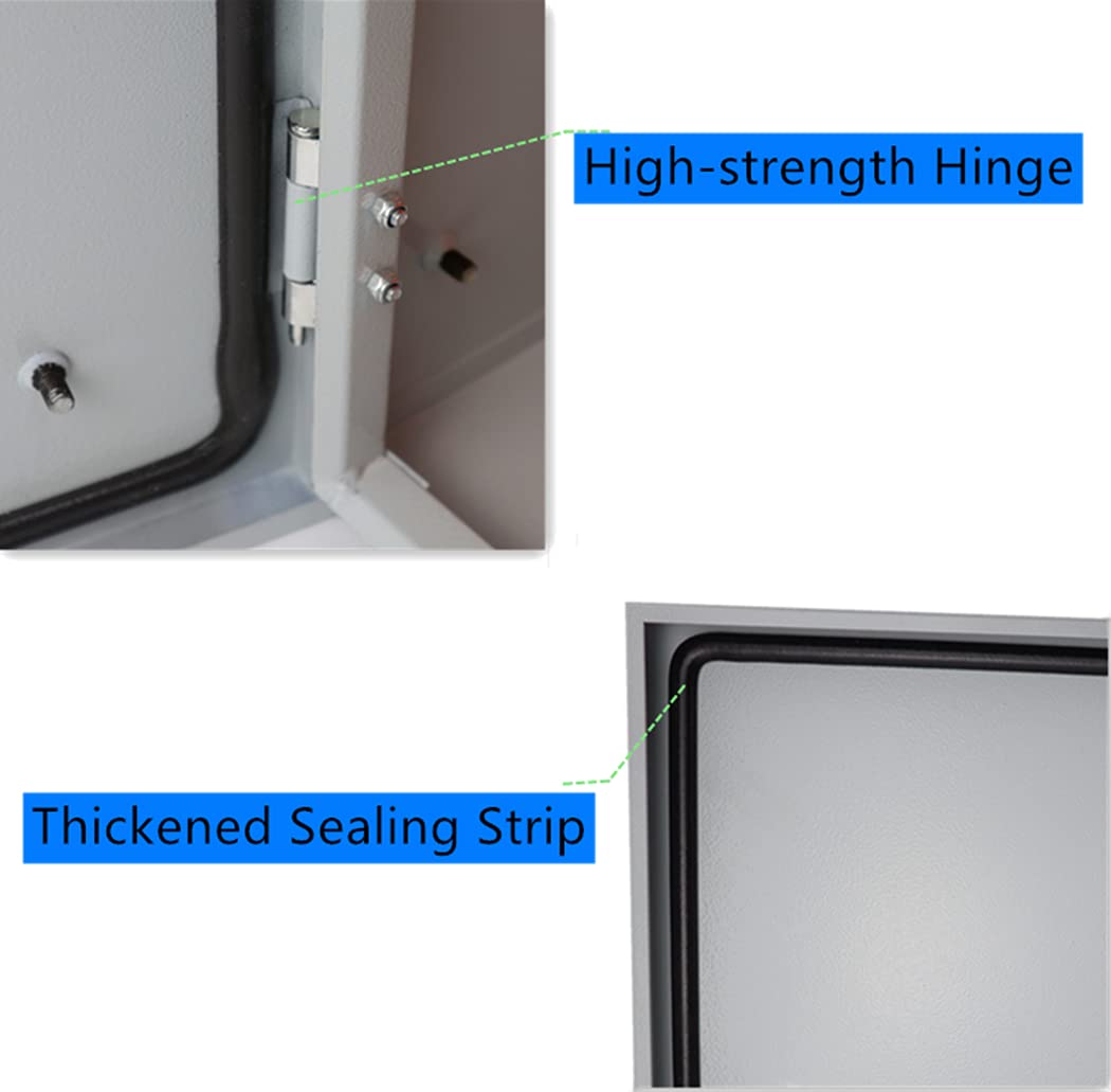 16'' x 16'' x 8'' Cold Rolled Steel Electrical Enclosure Box A5991