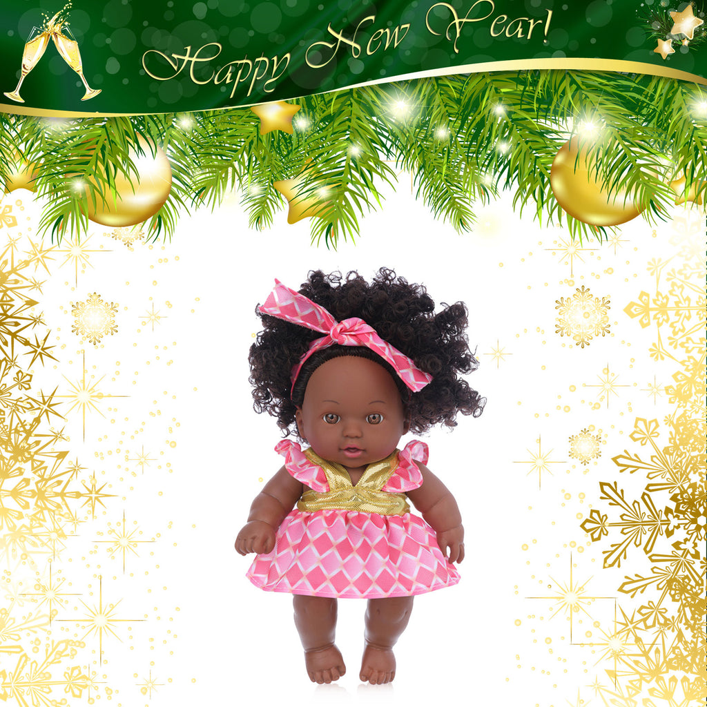 8 Inch Black Baby Dolls With Clothes N95450