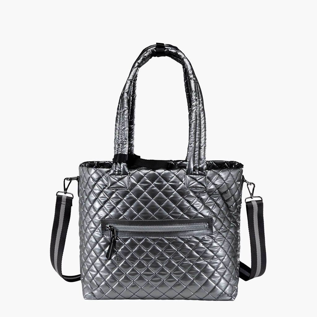 Kitchen Sink Tote Gunmetal Silver D6041