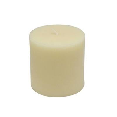 Ivory Unscented Pillar Candle Q226
