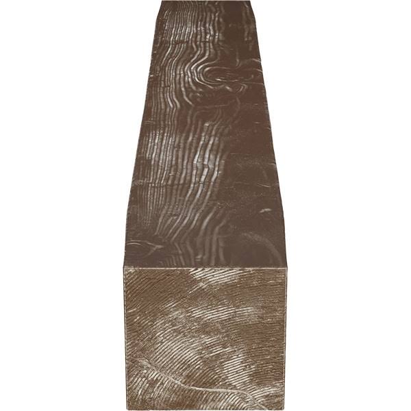 Sandblasted Faux Wood Fireplace Mantel, Vintage Mahogany Y227051
