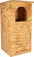 Barred Owl Nesting Box with Mounting Hardware and Pine Shavings U3504