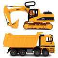 Excavator & Dump Truck Toy Set of 2 G660